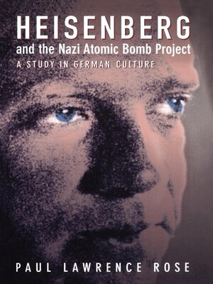 cover image of Heisenberg and the Nazi Atomic Bomb Project, 1939-1945